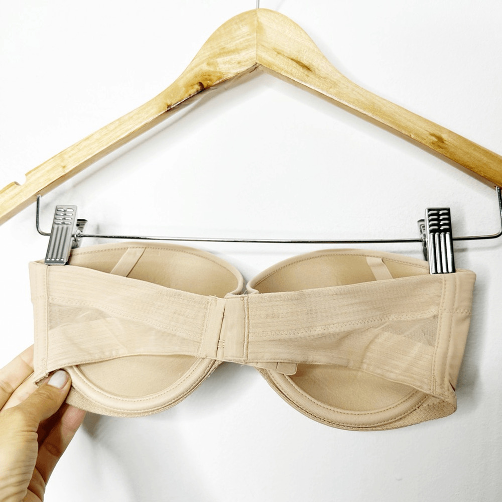 Chantelle Vous & Moi Jersey Strapless Bra multi-way beige nude C21360 30DD - Picture 3 of 7